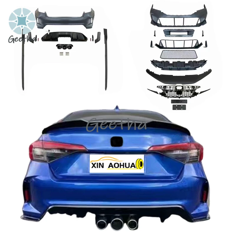 Factory Discount Price Body Kit Bumper for Honda Civic 2021+ Old Revamped New Upgraded TYPE-R Style Car Bumper Accessories
Factory Discount Price Body Kit Bumper for Honda Civic 2021+ Old Revamped New Upgraded TYPE-R Style Car Bumper Accessories