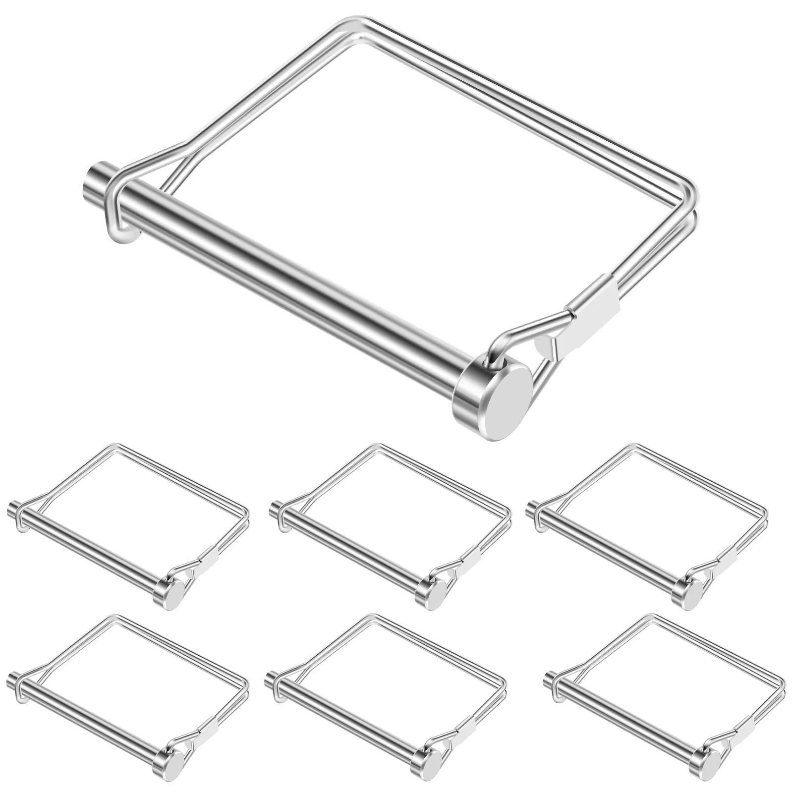 7Pcs Trailer Coupler Pin Iron Zinc Plated Square Shaft Locking Pin Safety Coupler Spike Trailer Hitch Spike for Pintle Hook Jack
7Pcs Trailer Coupler Pin Iron Zinc Plated Square Shaft Locking Pin Safety Coupler Spike Trailer Hitch Spike for Pintle Hook Jack