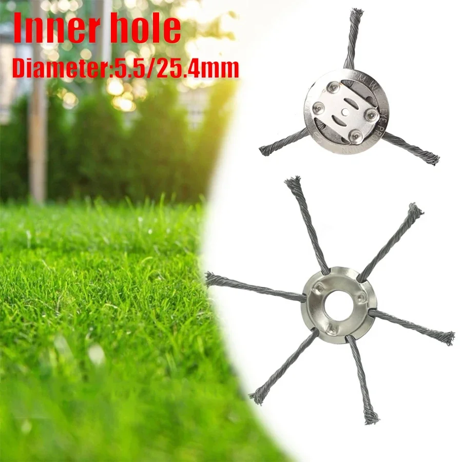 5/7/8/9 Inch Universal Steel Wire Wheel Head Grass Trimmer Head Weed Brush Removal Moss Rust Fit Gasoline Brushcutter Parts
5/7/8/9 Inch Universal Steel Wire Wheel Head Grass Trimmer Head Weed Brush Removal Moss Rust Fit Gasoline Brushcutter Parts