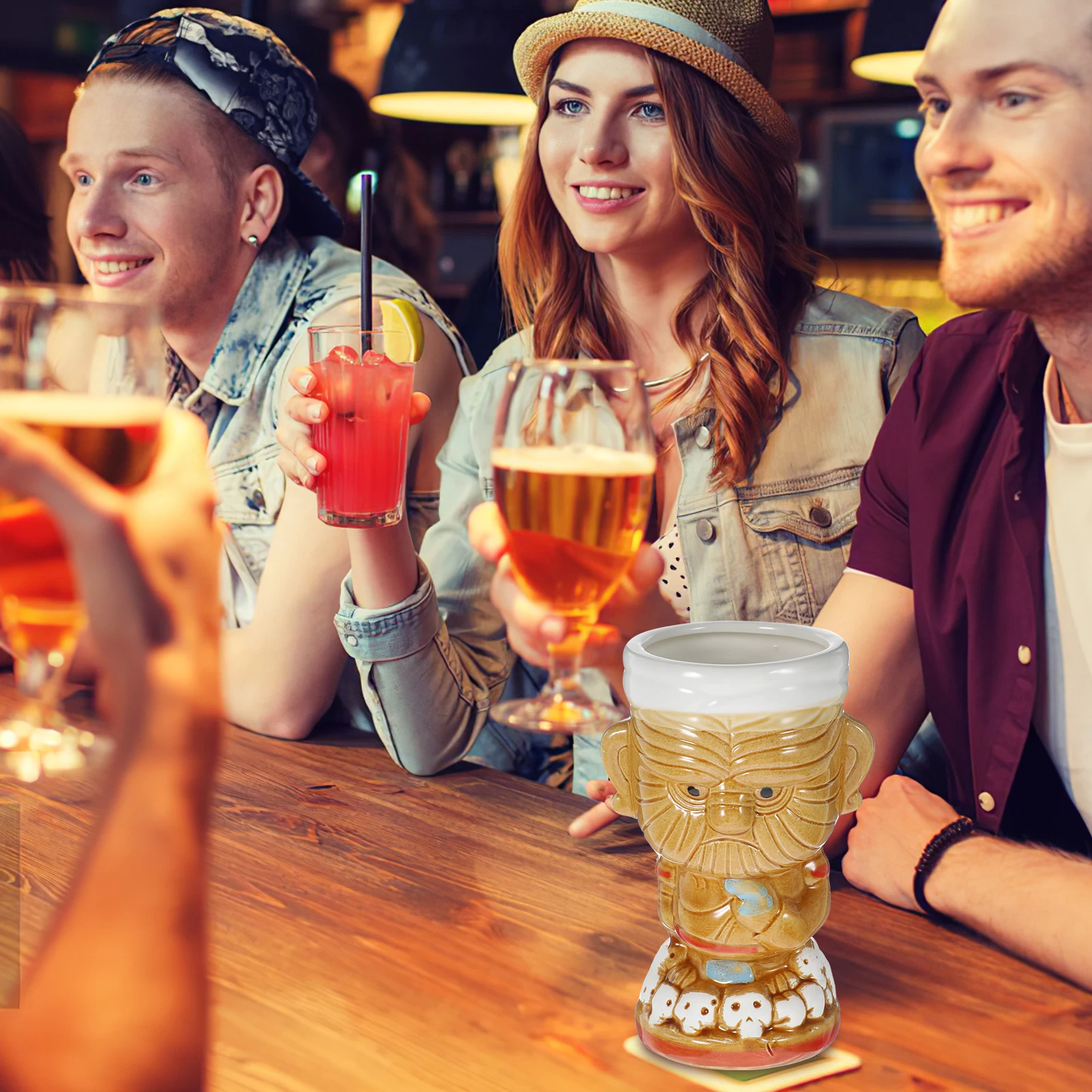 1Pcs Ceramic Totem Cocktail Cup Creative Unique Design Large Capacity Whiskey Mug Household Wine Cup Beverage Bar Decoration
1Pcs Ceramic Totem Cocktail Cup Creative Unique Design Large Capacity Whiskey Mug Household Wine Cup Beverage Bar Decoration