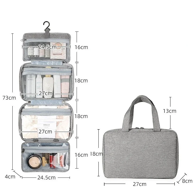 Travel Waterproof Folding Dry and Wet Separation Toiletry Bag Cosmetic Storage Bag Large Capacity Cosmetic Bag make up bag
Travel Waterproof Folding Dry and Wet Separation Toiletry Bag Cosmetic Storage Bag Large Capacity Cosmetic Bag make up bag