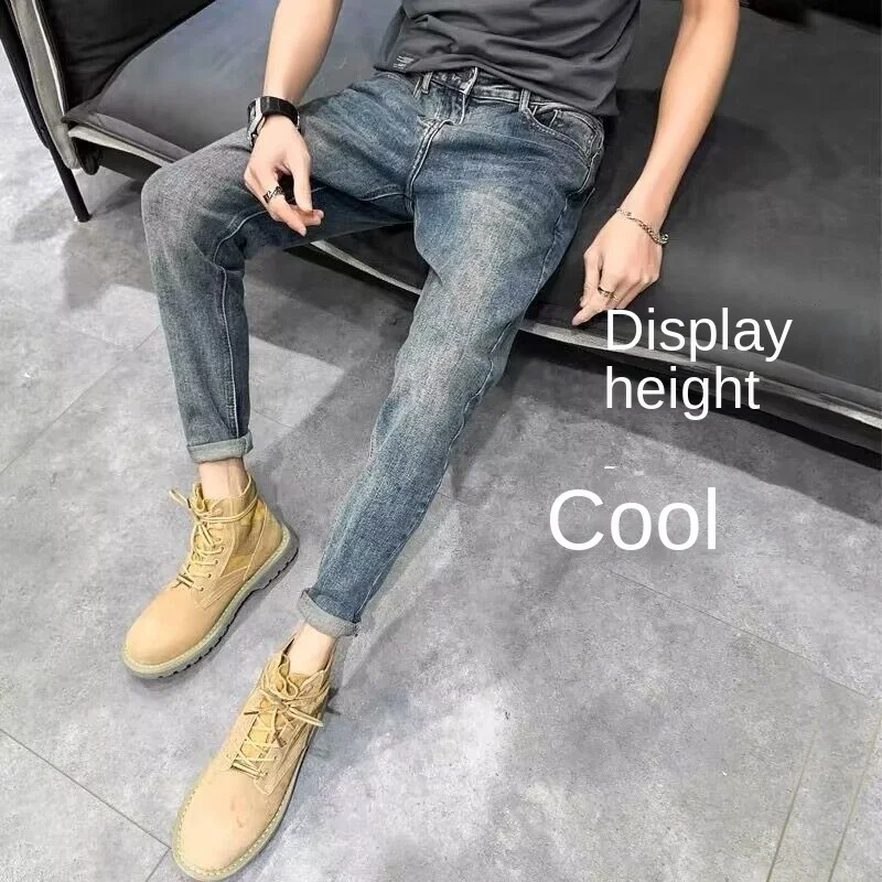 Luxury Streetwear 2024 Korean Style Spring and Autumn Slim Fit Denim Jeans for Men Casual Solid Retro Long Pants Cotton Trousers
Luxury Streetwear 2024 Korean Style Spring and Autumn Slim Fit Denim Jeans for Men Casual Solid Retro Long Pants Cotton Trousers