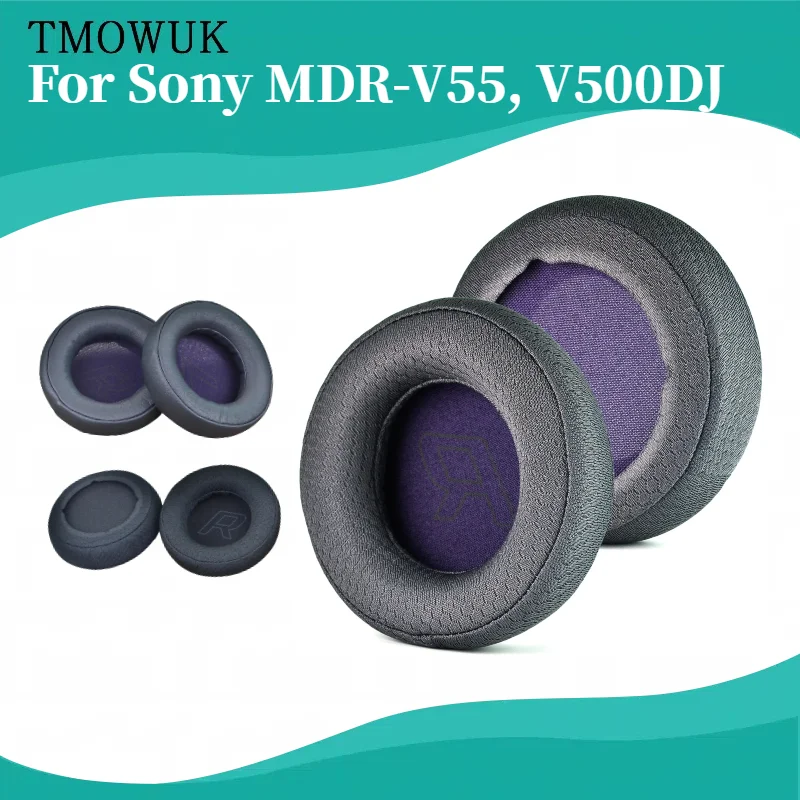 TOMWUK Replacement Earpads Cushion For Sony MDR-V55, V500DJ Headphones Memory Sponge Sleeves Cover Case Repair Parts
TOMWUK Replacement Earpads Cushion For Sony MDR-V55, V500DJ Headphones Memory Sponge Sleeves Cover Case Repair Parts