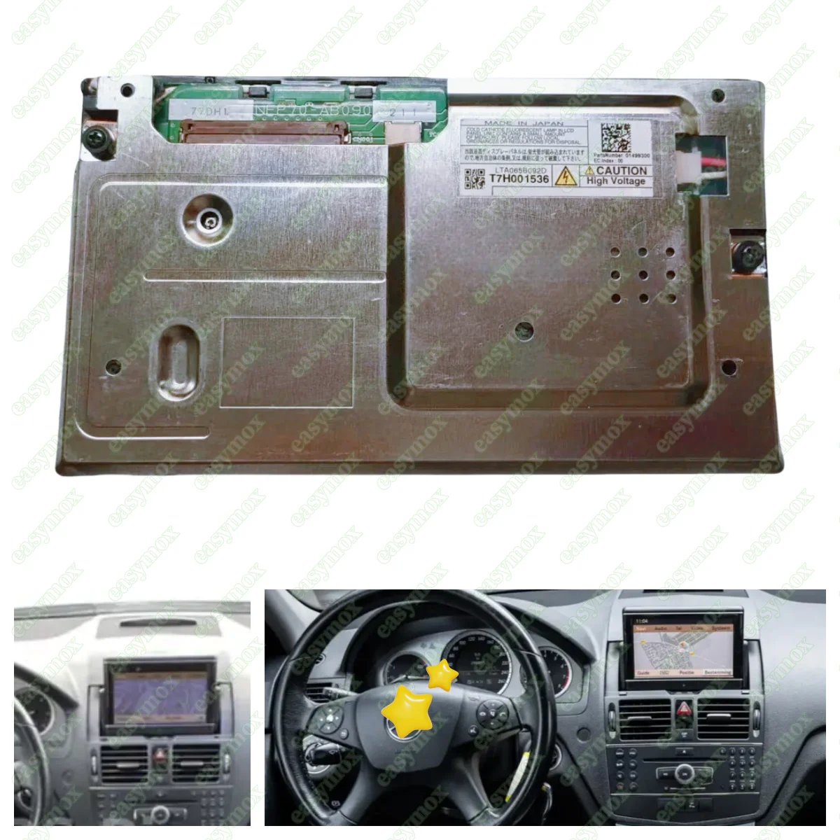 6.5 Inch LCD Display for Mercedes-Benz W203 2000-2009 and For Mercedes Benz W211 2002-2009 Navigation Screen
6.5 Inch LCD Display for Mercedes-Benz W203 2000-2009 and For Mercedes Benz W211 2002-2009 Navigation Screen