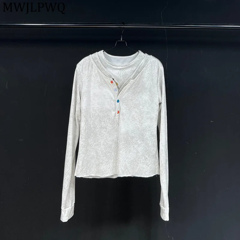 MWJLPWQ Футболка из 3 предметов с воротником и текстурой, мужской уличный пуловер на пуговицах, свободные повседневные топы унисекс с длинными рукавами, 11667 
MWJLPWQ Футболка из 3 предметов с воротником и текстурой, мужской уличный пуловер на пуговицах, свободные повседневные топы унисекс с длинными рукавами, 11667