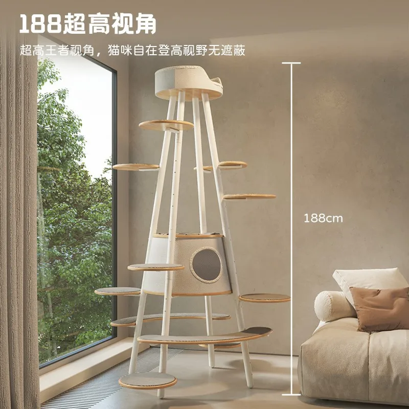 Jumping cat climbing frame wrought iron solid wood multi-cat nest Internet celebrity premium Japanese deluxe version
Jumping cat climbing frame wrought iron solid wood multi-cat nest Internet celebrity premium Japanese deluxe version