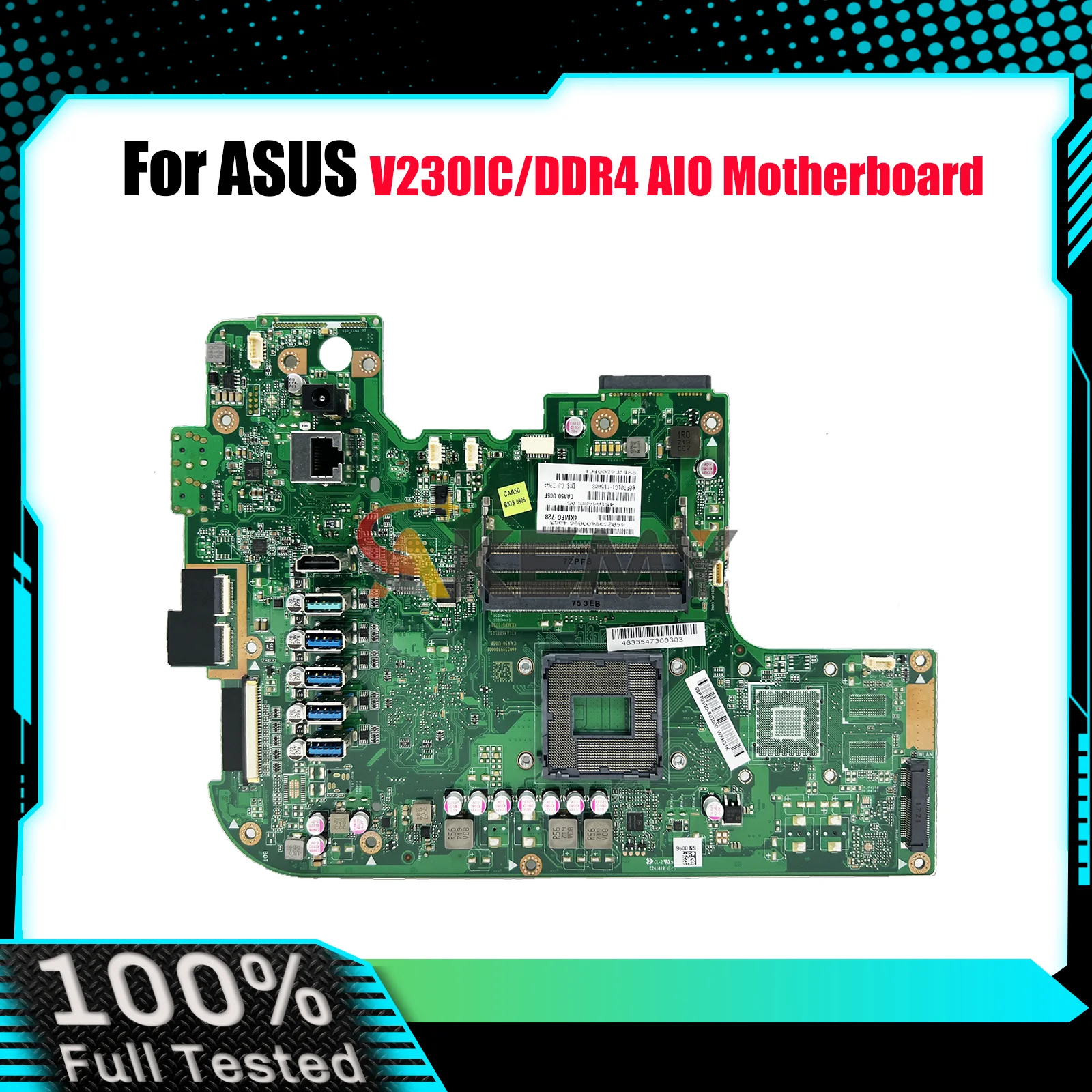 Материнская плата V230IC/DDR4 для ASUS Vivo AiO V230IC V230I V230IA Материнская плата Этот товар в наличии 100% тестирование ОК быстрая доставка
Материнская плата V230IC/DDR4 для ASUS Vivo AiO V230IC V230I V230IA Материнская плата Этот товар в наличии 100% тестирование ОК быстрая доставка