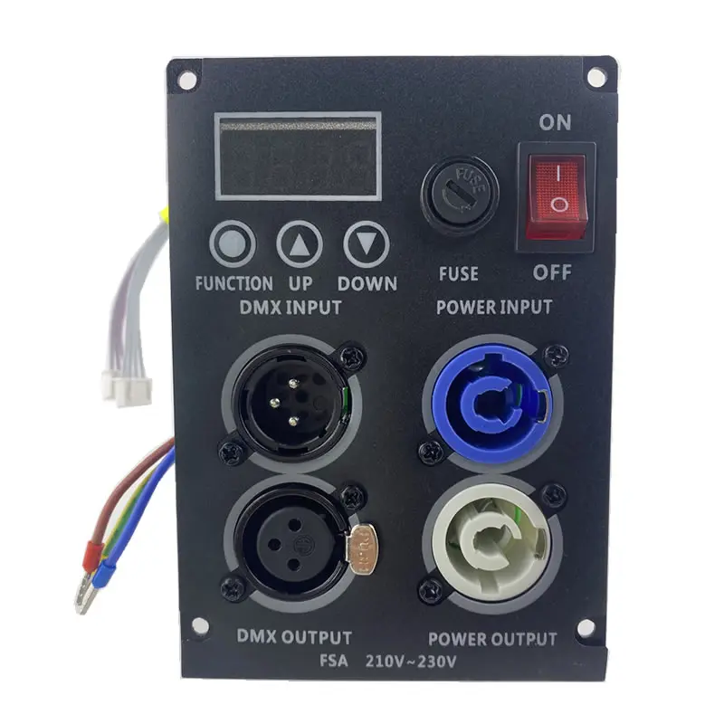 Black Display DMX512 Powercon Control Panel For Cold Fountain Spark Machine
Black Display DMX512 Powercon Control Panel For Cold Fountain Spark Machine