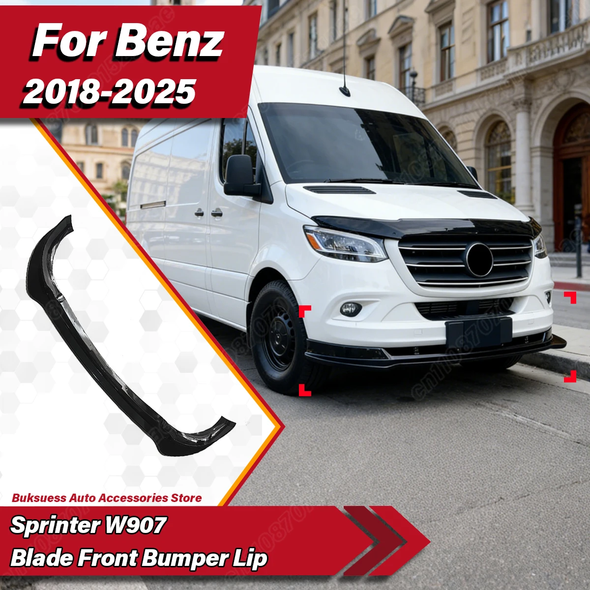 For Mercedes-Benz Sprinter W907 2018 2019 2020 2021 2022 2023 2024 2025 Auto Blade Style Front Bumper Lip Body Modification Kit
For Mercedes-Benz Sprinter W907 2018 2019 2020 2021 2022 2023 2024 2025 Auto Blade Style Front Bumper Lip Body Modification Kit