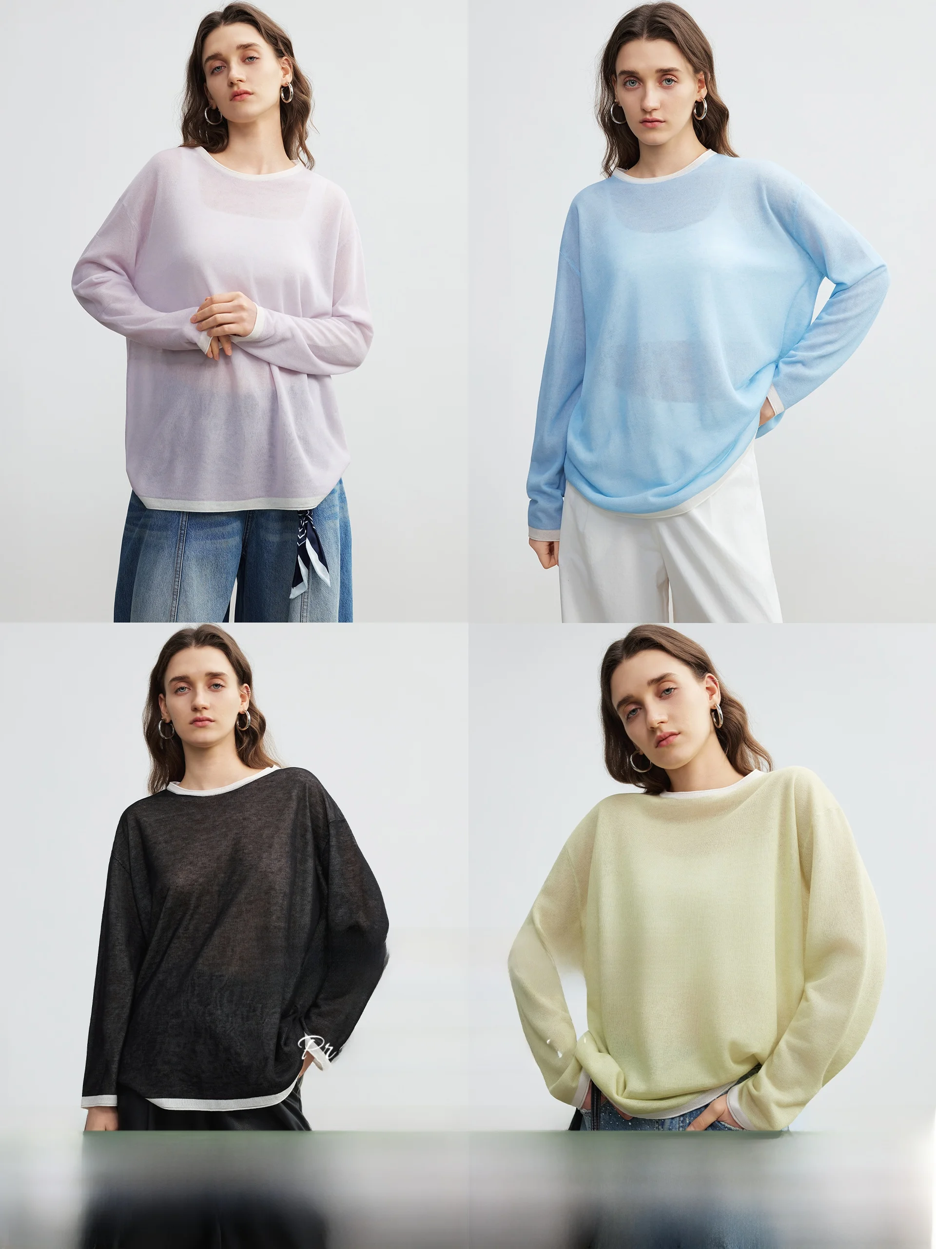 Miiine Faionable Linen Knitted Top Layered Wear Sun Protection Air Conditioner Cover irt Netie Hoodie Casual Loose Fit ...
Miiine Faionable Linen Knitted Top Layered Wear Sun Protection Air Conditioner Cover irt Netie Hoodie Casual Loose Fit ...