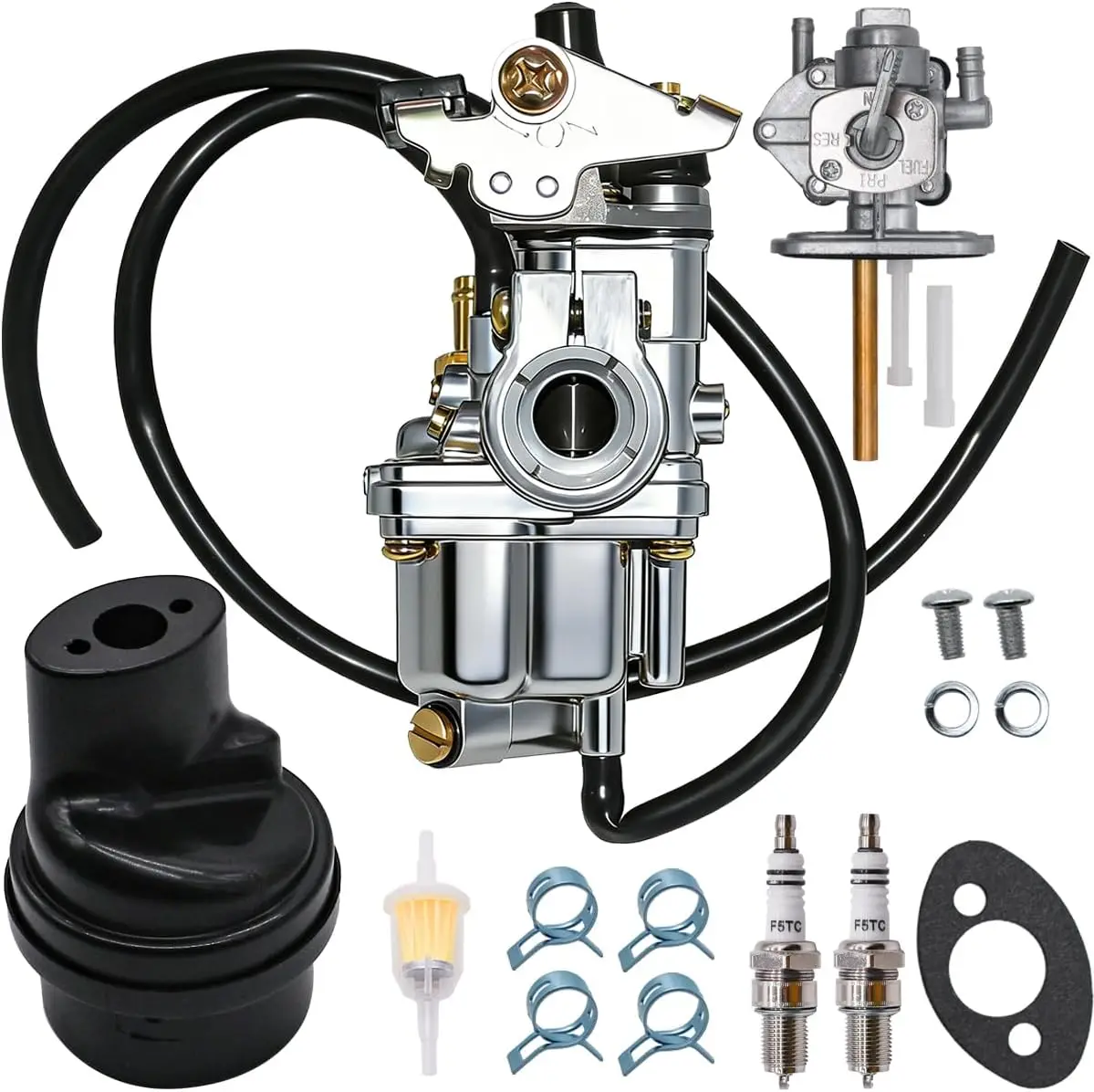 LT50 Carburetor Fit for Suzuki LT50 1983-1987 50 LT-A50 2002-2005 JR50 1984-2006 ATV Quadrunner with Air Filter Box Carb
LT50 Carburetor Fit for Suzuki LT50 1983-1987 50 LT-A50 2002-2005 JR50 1984-2006 ATV Quadrunner with Air Filter Box Carb