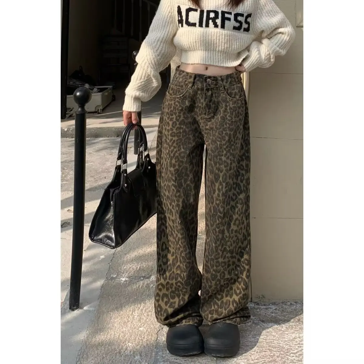 Hotsweet Streetwear Sexy Leopard Vintage Y2K Baggy Pants Loose Trousers Full Length Jeans Woman Clothing Clothes Women Pants
Hotsweet Streetwear Sexy Leopard Vintage Y2K Baggy Pants Loose Trousers Full Length Jeans Woman Clothing Clothes Women Pants