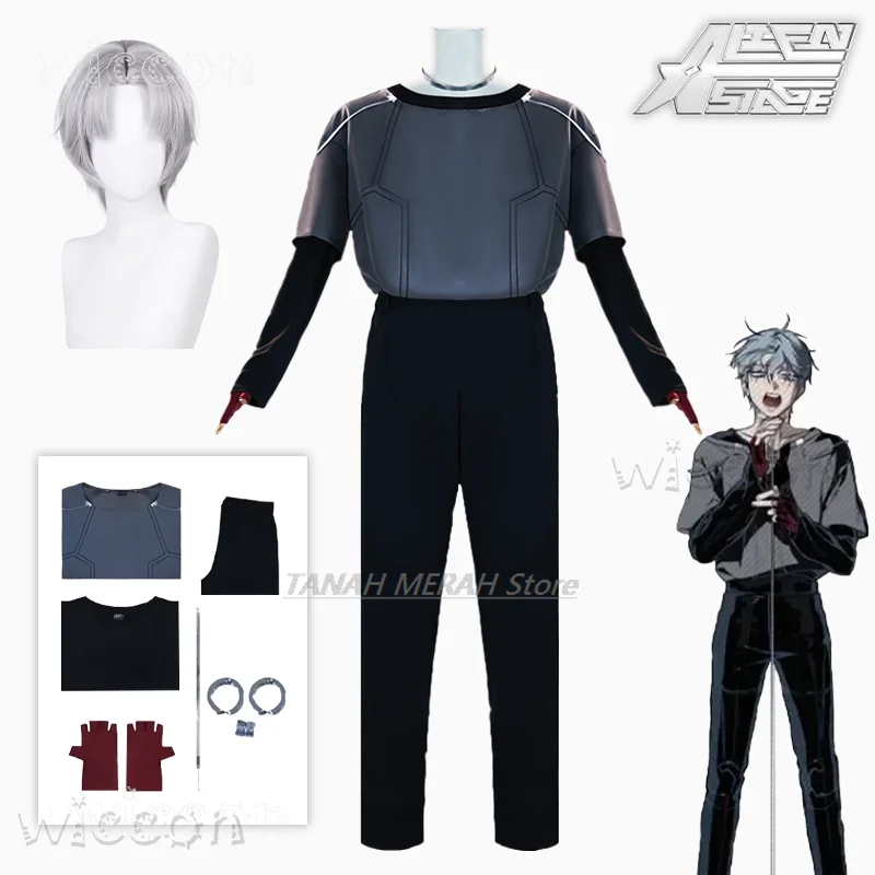 ALIEN STAGE Till Cosplay R6 Outfit Costume Wig Men Prop Round 6 Cure Grey Suit Performance Halloween Stage Party Clothes
ALIEN STAGE Till Cosplay R6 Outfit Costume Wig Men Prop Round 6 Cure Grey Suit Performance Halloween Stage Party Clothes
