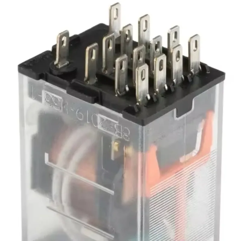 12A Power Relay, 220VAC/24VAC/24VDC, Double Pole Double Throw, 14 Pins, Plug-in
12A Power Relay, 220VAC/24VAC/24VDC, Double Pole Double Throw, 14 Pins, Plug-in