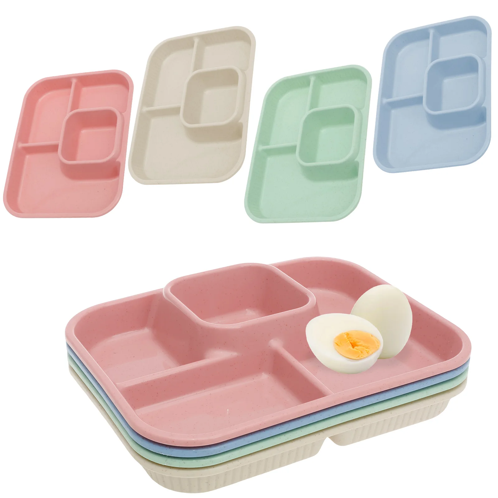8Pcs Divided Dish Diet Reusable Dinner Plate Kitchen Dinnerware Portion Plates For Adults 4 Compartments Kitchen Accessories
8Pcs Divided Dish Diet Reusable Dinner Plate Kitchen Dinnerware Portion Plates For Adults 4 Compartments Kitchen Accessories