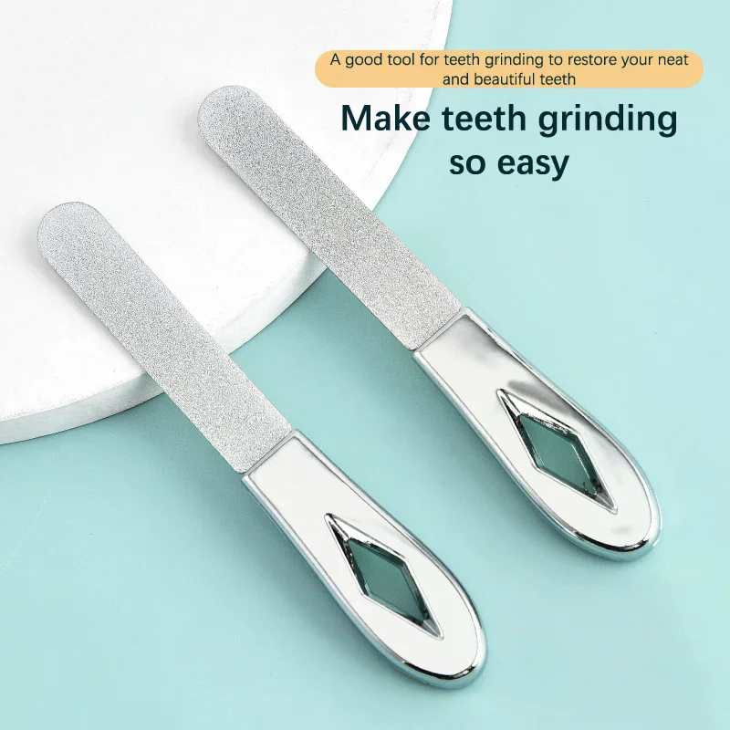 Stainless Steel Teeth File Tooth Grinding Tools Wisdom Tooth Sandpaper Stick Dental Correction Tools Tooth Alignment Silvery
Stainless Steel Teeth File Tooth Grinding Tools Wisdom Tooth Sandpaper Stick Dental Correction Tools Tooth Alignment Silvery