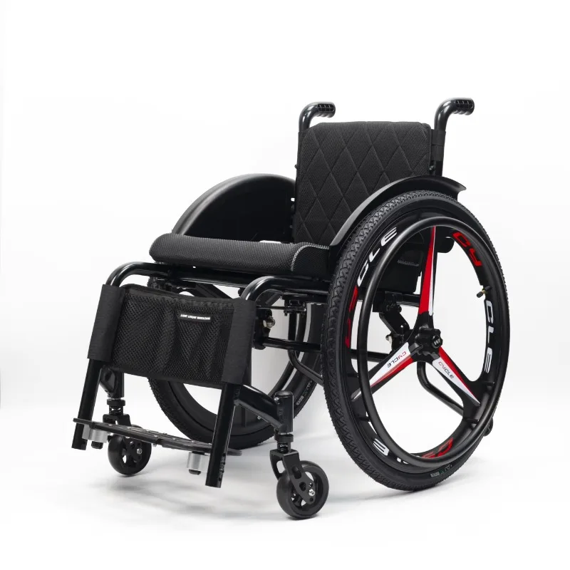 Lightweight Black Backrest Manual Wheelchair with 3-Spoke Aluminum Sport Wheels CE Certified Rigid Frame for Home & Hospital Use
Lightweight Black Backrest Manual Wheelchair with 3-Spoke Aluminum Sport Wheels CE Certified Rigid Frame for Home & Hospital Use