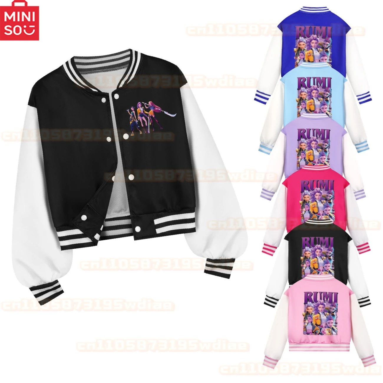 MINISO Детская одежда KPop «Охотники на демонов», бейсбольная форма для мальчиков, весенне-осенние повседневные толстовки с капюшоном для маленьких девочек, детский костюм 
MINISO Детская одежда KPop «Охотники на демонов», бейсбольная форма для мальчиков, весенне-осенние повседневные толстовки с капюшоном для маленьких девочек, детский костюм