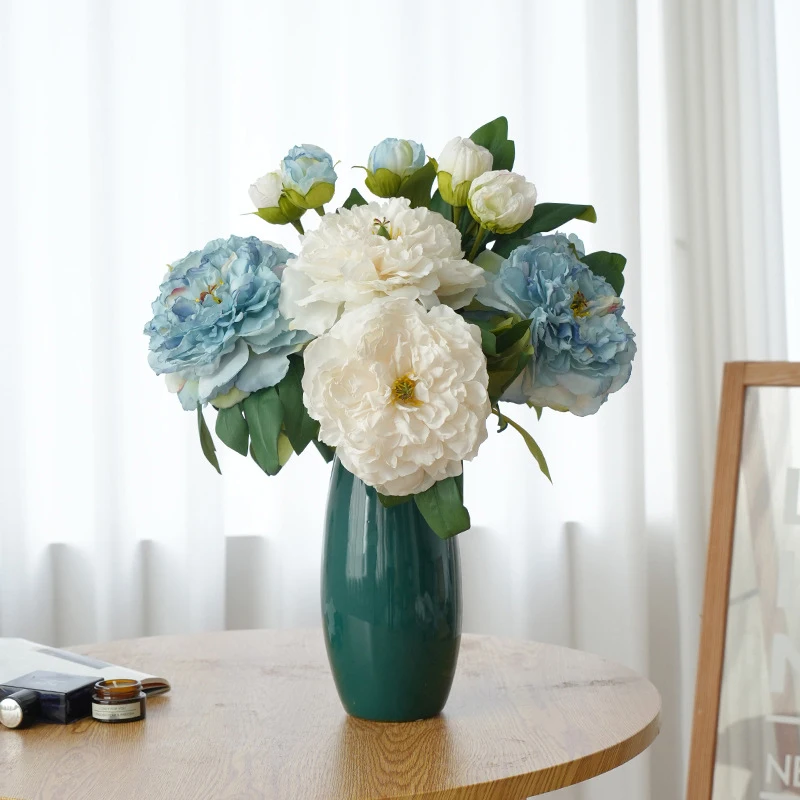 Peony Simulation Flowers Home And Living Room Artificial Flower Decorations, Dining Table Dried Flower Bouquet Home Decoration
Peony Simulation Flowers Home And Living Room Artificial Flower Decorations, Dining Table Dried Flower Bouquet Home Decoration