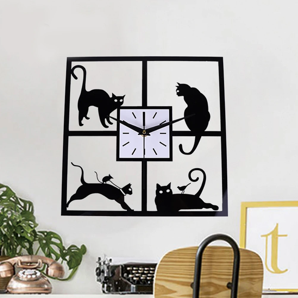 's Room Wall Clock Cartoon Creative Cat Animal Square Wall Clock Room Quartz Clock Bedroom Wall Decoration withou
's Room Wall Clock Cartoon Creative Cat Animal Square Wall Clock Room Quartz Clock Bedroom Wall Decoration withou