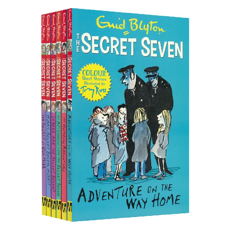6 Books Enid Blyton The Secret Seven Adventure Detective Short Fiction Novel English Story Children's Literature
6 Books Enid Blyton The Secret Seven Adventure Detective Short Fiction Novel English Story Children's Literature