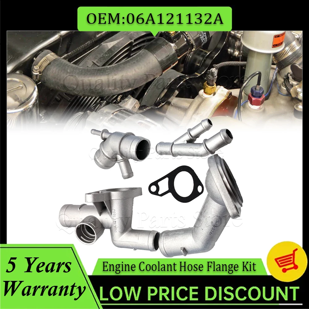A Set Engine Coolant Hose Flange Connection Connector Upgrade Kits 06A121132A 06A 121 133 C For VW Golf MK4 1.8T Audi A3 TT 1.8T
A Set Engine Coolant Hose Flange Connection Connector Upgrade Kits 06A121132A 06A 121 133 C For VW Golf MK4 1.8T Audi A3 TT 1.8T