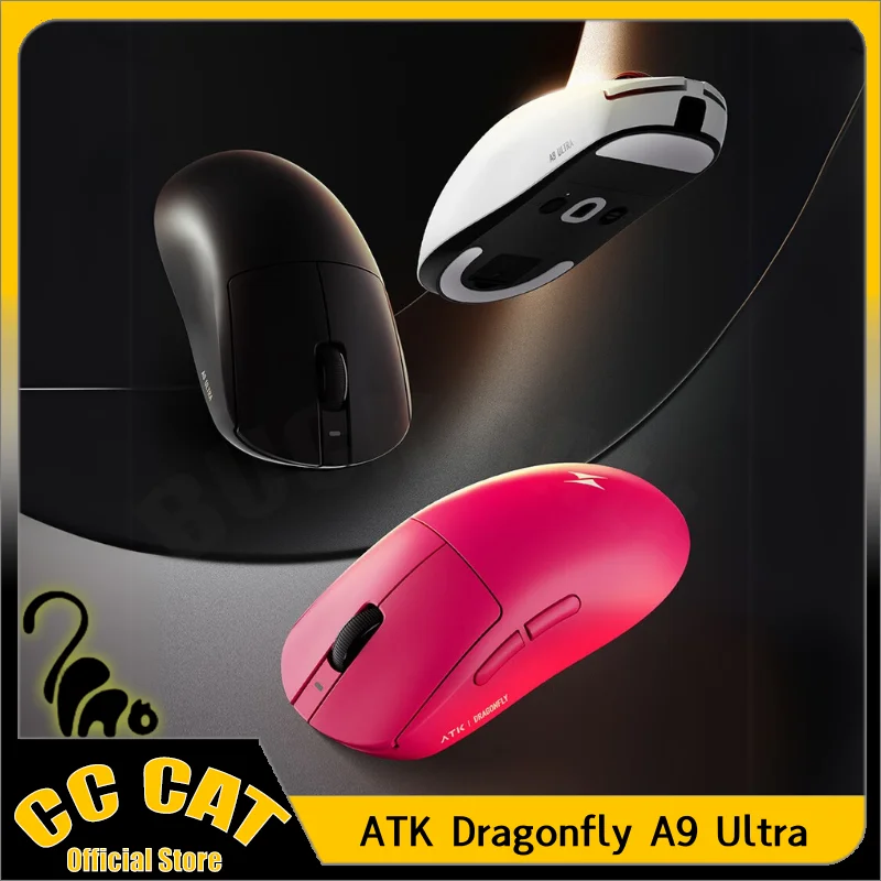 ATK Dragonfly A9 Ultra A9 Pro Mouse Wireless Gaming Mouse Tri Mode 8K Lightweight E-sports Mouse Custom Office PC Accessory Gift
ATK Dragonfly A9 Ultra A9 Pro Mouse Wireless Gaming Mouse Tri Mode 8K Lightweight E-sports Mouse Custom Office PC Accessory Gift