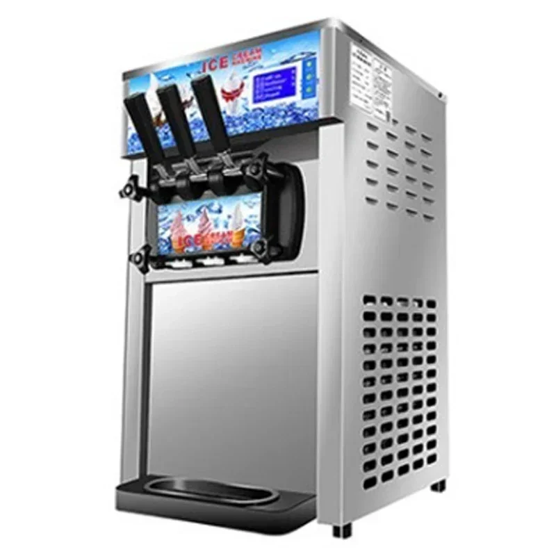 Commercial Tricolor Ice Cream Maker - 220V Stainless Steel Desktop Machine with Cone Holder
Commercial Tricolor Ice Cream Maker - 220V Stainless Steel Desktop Machine with Cone Holder