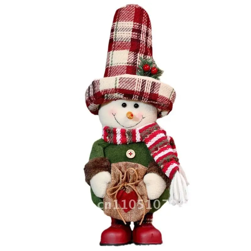 New Christmas Doll Decorations Christmas Plaid Old Man Snowman Elk Stand Doll Holiday Doll
New Christmas Doll Decorations Christmas Plaid Old Man Snowman Elk Stand Doll Holiday Doll