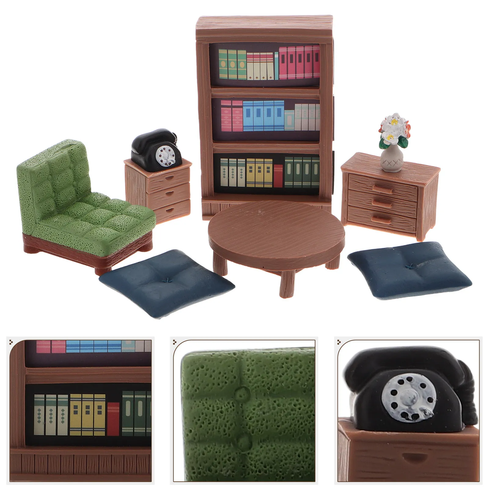 8Pcs Miniature Dollhouse Accessories DIY Kit Realistic Mini Bookcase Cabinet Furniture for Kids Miniature Home Decor
8Pcs Miniature Dollhouse Accessories DIY Kit Realistic Mini Bookcase Cabinet Furniture for Kids Miniature Home Decor