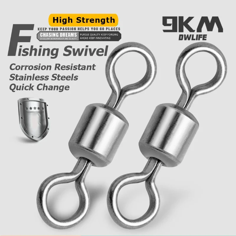 Fishing Swivels 25~100Pcs Stainless Steel Rolling Barrel Swivels Fishing Line Connector Micro Swivel Solid Rings Fishing Tackle
Fishing Swivels 25~100Pcs Stainless Steel Rolling Barrel Swivels Fishing Line Connector Micro Swivel Solid Rings Fishing Tackle