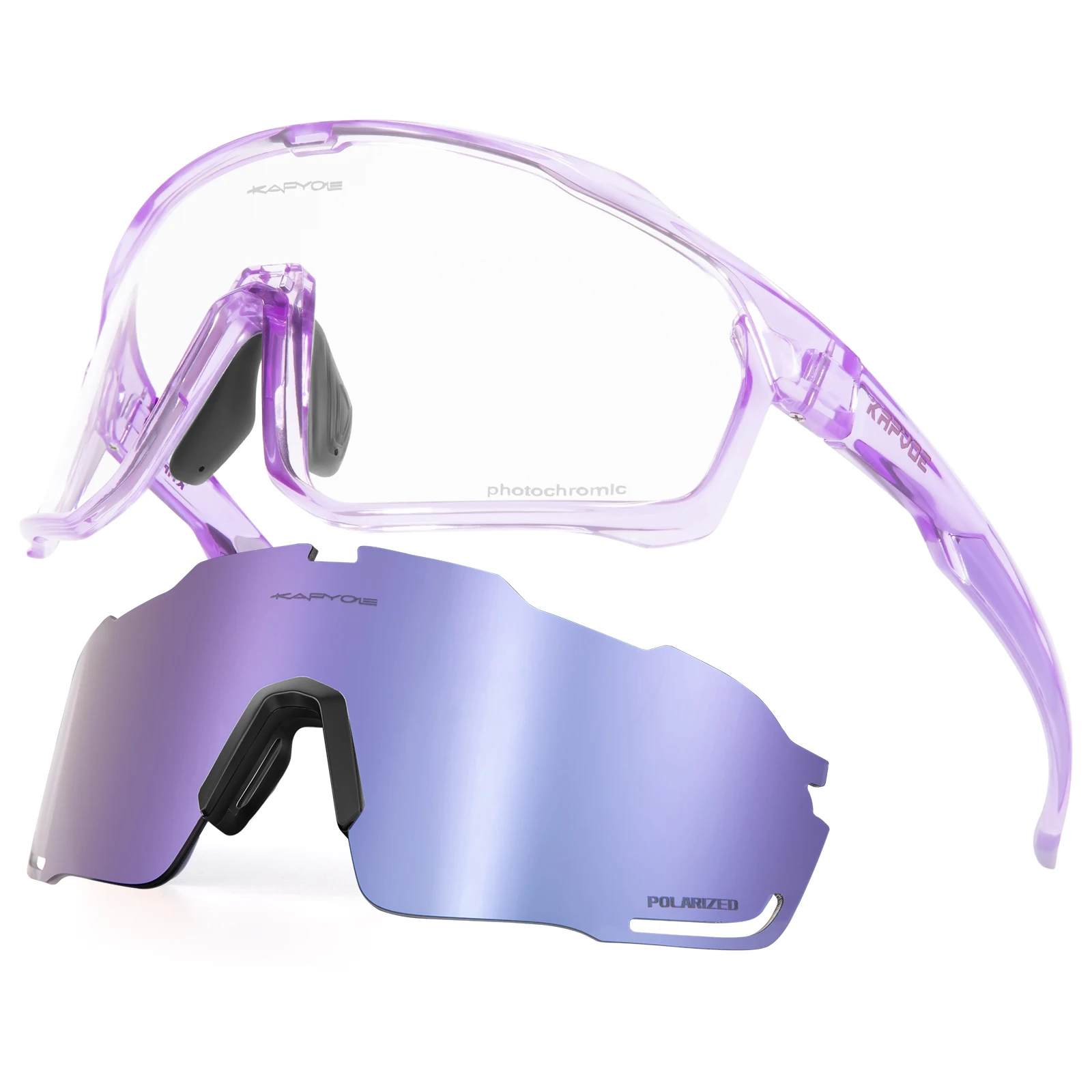 Kapvoe New Polarized Photochromic 2 lens Cycling Glasses Bike Sunglasses UV400 Men Women Sports Sunglasses MTB Bike Eyewear
Kapvoe New Polarized Photochromic 2 lens Cycling Glasses Bike Sunglasses UV400 Men Women Sports Sunglasses MTB Bike Eyewear