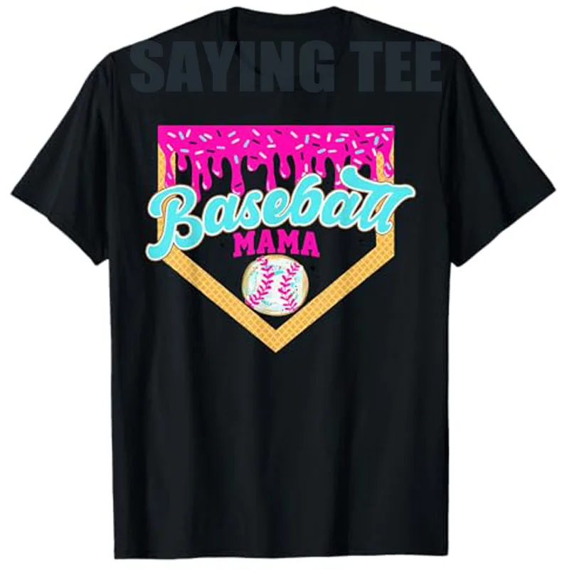 Baseball Mama Ice Cream Drip Funny Baseball Mother's Day T-Shirt Novelty Gift Women's Fashion Y2k Design Tee Top Graphic Outfit
Baseball Mama Ice Cream Drip Funny Baseball Mother's Day T-Shirt Novelty Gift Women's Fashion Y2k Design Tee Top Graphic Outfit