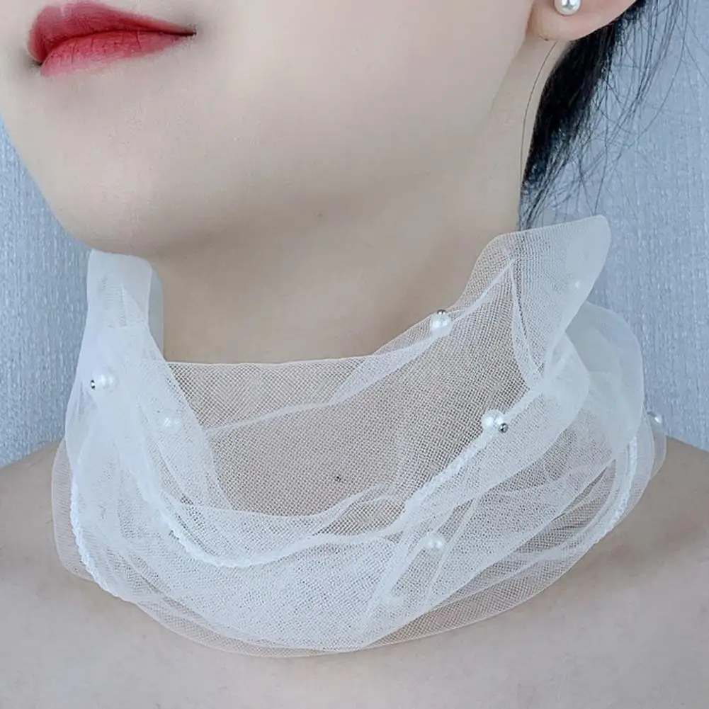 Beaded Neck Wrap Women Neck Collar Scarf Faux Pearls Decor Elastic Organza Lace Scarf Elegant Neck Wrap Prom Party Women Scarf
Beaded Neck Wrap Women Neck Collar Scarf Faux Pearls Decor Elastic Organza Lace Scarf Elegant Neck Wrap Prom Party Women Scarf