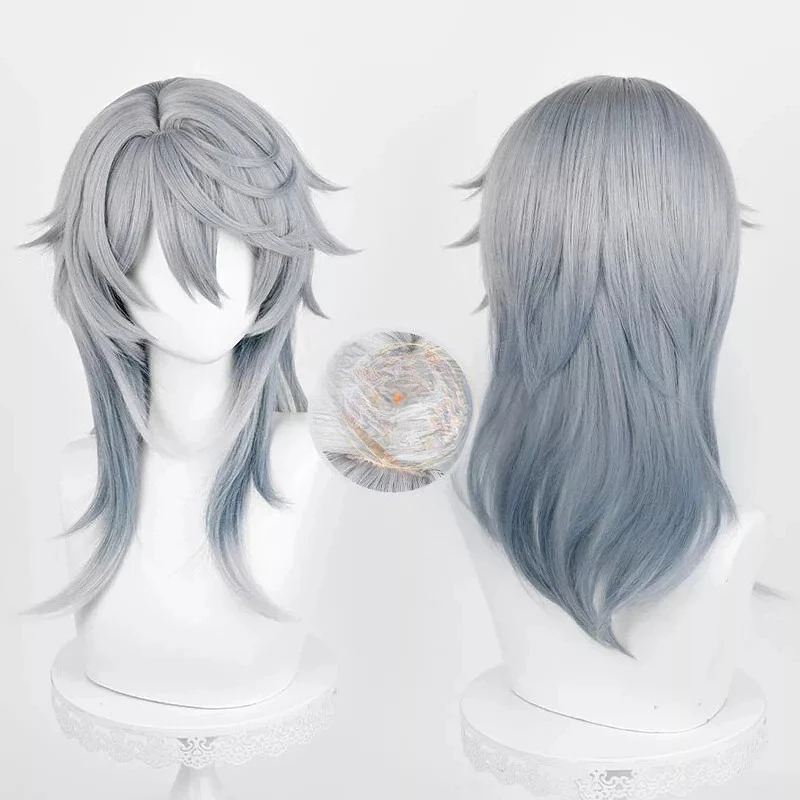 Synthetic Hair HSR Sunday Cosplay Wig Gray Blue Gradient Anime Wig Free shipping
Synthetic Hair HSR Sunday Cosplay Wig Gray Blue Gradient Anime Wig Free shipping