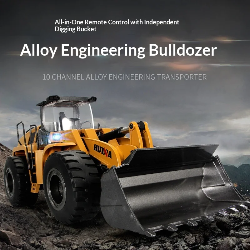 HuiNa 1583 Remote Control Bulldozer 1:14 Scale Full Proportion 10 Channel Alloy Electric Engineering Vehicle Toy For Kids Boys
HuiNa 1583 Remote Control Bulldozer 1:14 Scale Full Proportion 10 Channel Alloy Electric Engineering Vehicle Toy For Kids Boys