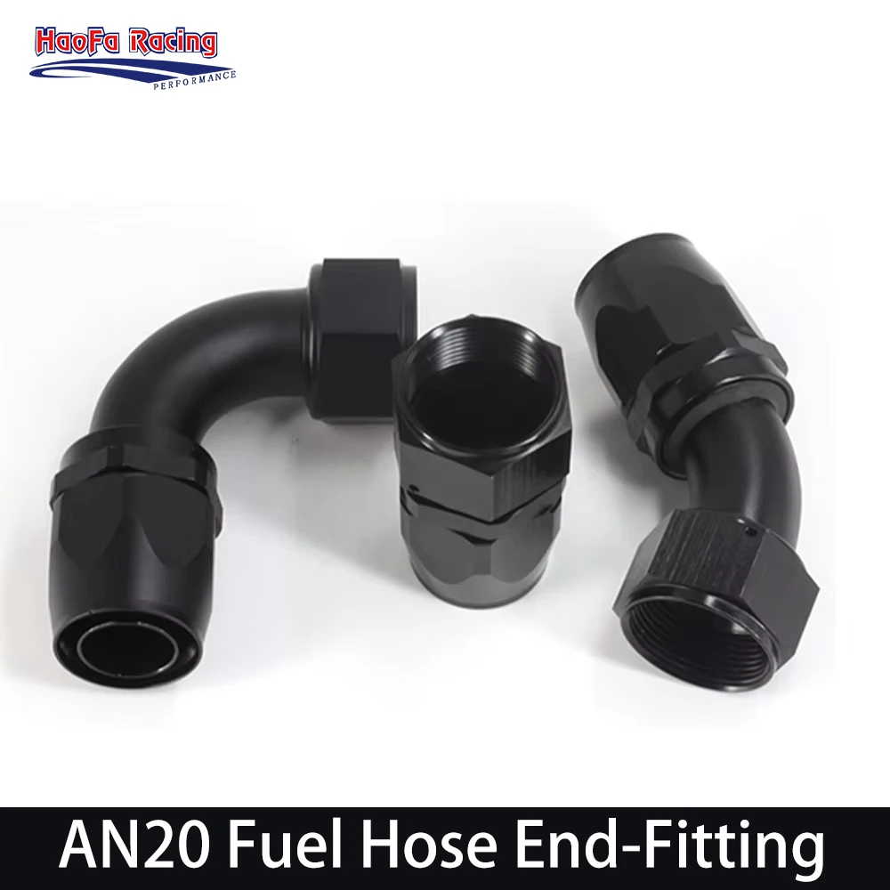 AN20 20AN Universal Oil Fuel Hose End Swivel Fitting Aluminum Connector CPE Pipe Line Adapter 0/45/90/120/180 Degree Black
AN20 20AN Universal Oil Fuel Hose End Swivel Fitting Aluminum Connector CPE Pipe Line Adapter 0/45/90/120/180 Degree Black