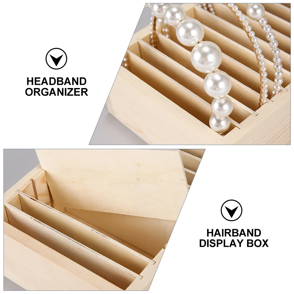 1Pcs Wooden Headband Storage Case Multi-Compartment Desktop Organizer Creative Headband Display Box Hairband Storage
1Pcs Wooden Headband Storage Case Multi-Compartment Desktop Organizer Creative Headband Display Box Hairband Storage