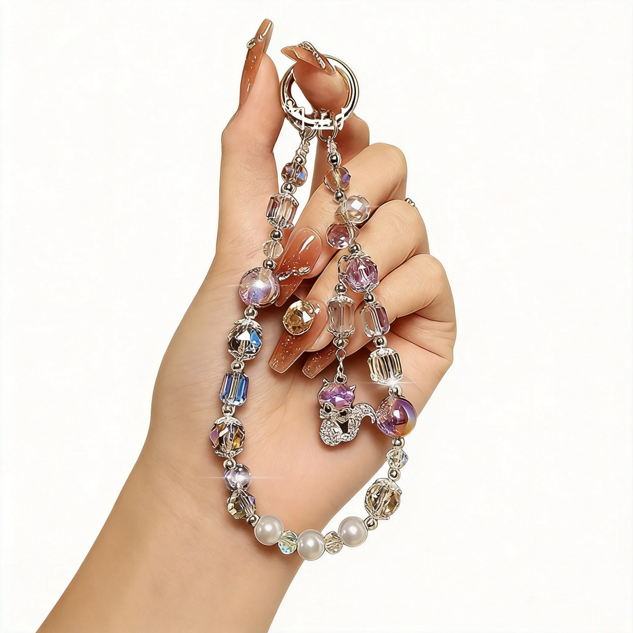 Chinese Style Lucky Fox Pendant Shiny Crystal Beaded Phone Lanyard Wrist Strap Phone Case Hanging Ornament Fortune Blessing Good
Chinese Style Lucky Fox Pendant Shiny Crystal Beaded Phone Lanyard Wrist Strap Phone Case Hanging Ornament Fortune Blessing Good
