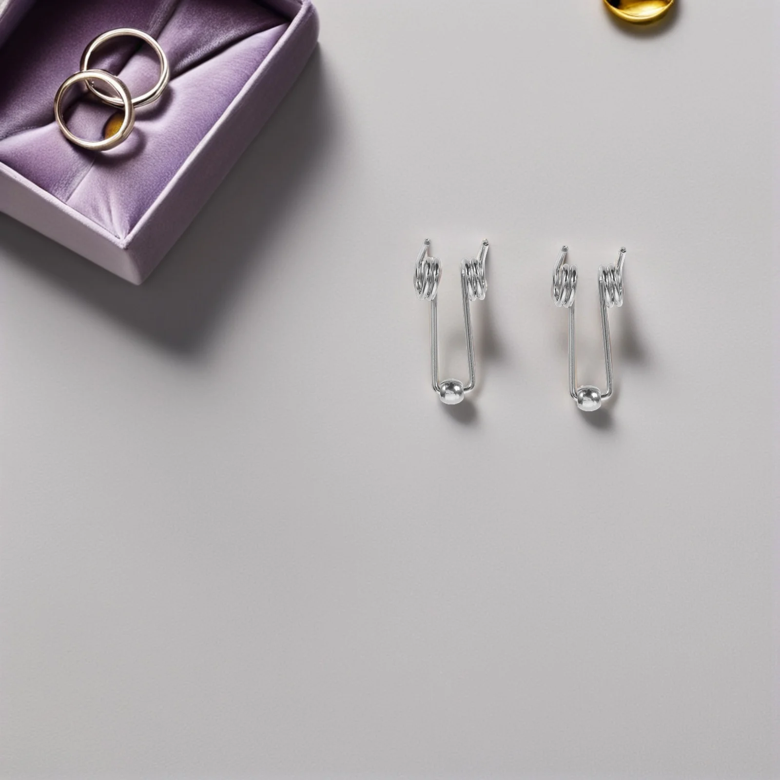 10 Pcs Curling Rod Spring Replacement DIY Iron Accessories Metal Silver Double Torsion Springs
10 Pcs Curling Rod Spring Replacement DIY Iron Accessories Metal Silver Double Torsion Springs