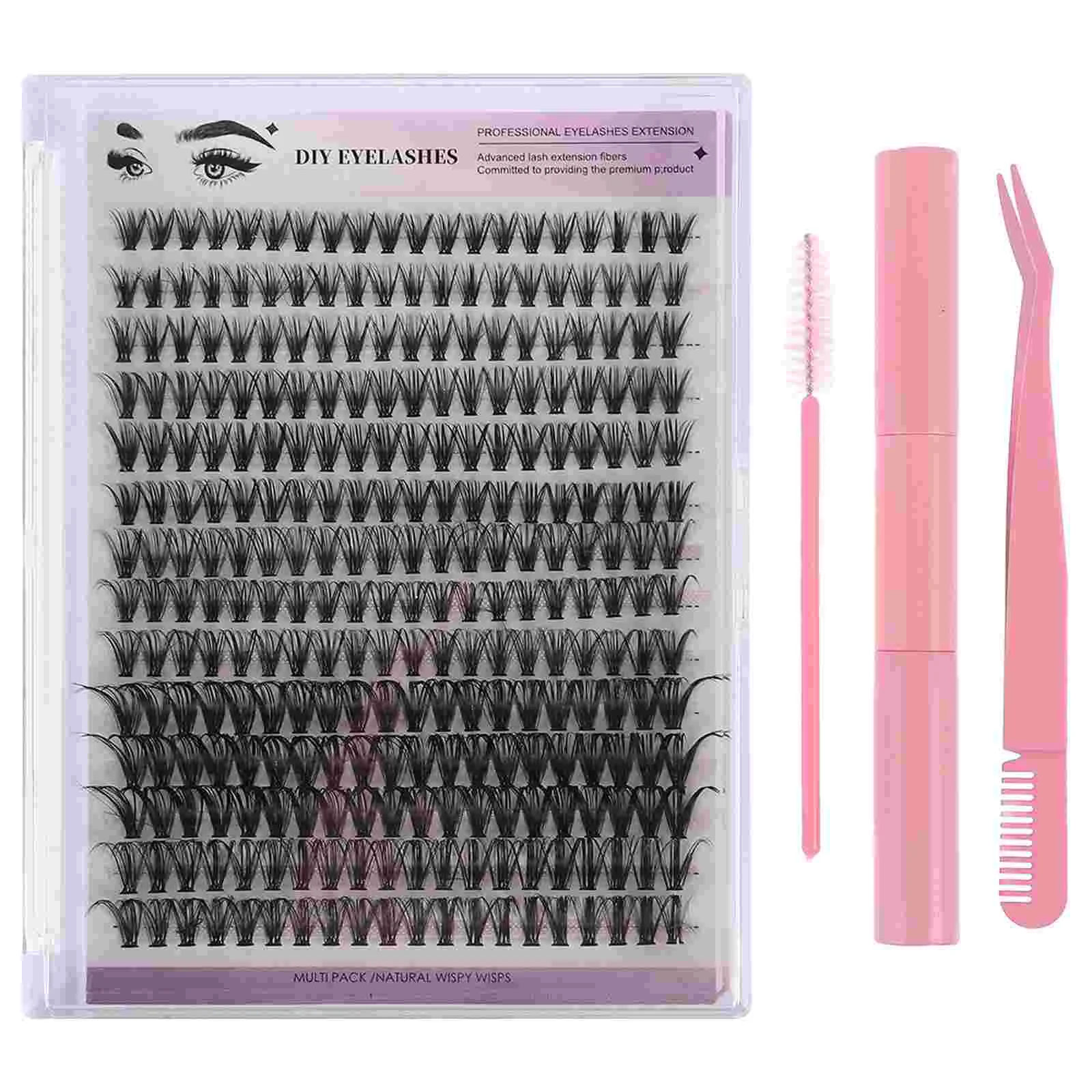 False Eyelashes 12 Styles Self Adhesive Cluster Lashes Hair Packaging Individual Eyelash Extension Kit Segment Design
False Eyelashes 12 Styles Self Adhesive Cluster Lashes Hair Packaging Individual Eyelash Extension Kit Segment Design
