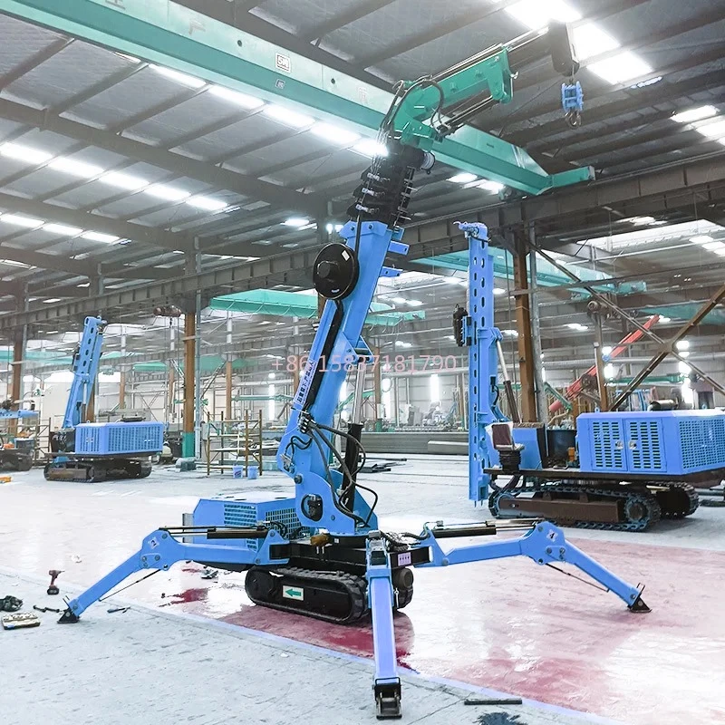 Lifting Platform Spider Crane Fly 1.5 Ton 3ton 8 Ton 12 Ton Remote Control Mini Construction Spider Lifting Crane with Basket
Lifting Platform Spider Crane Fly 1.5 Ton 3ton 8 Ton 12 Ton Remote Control Mini Construction Spider Lifting Crane with Basket
