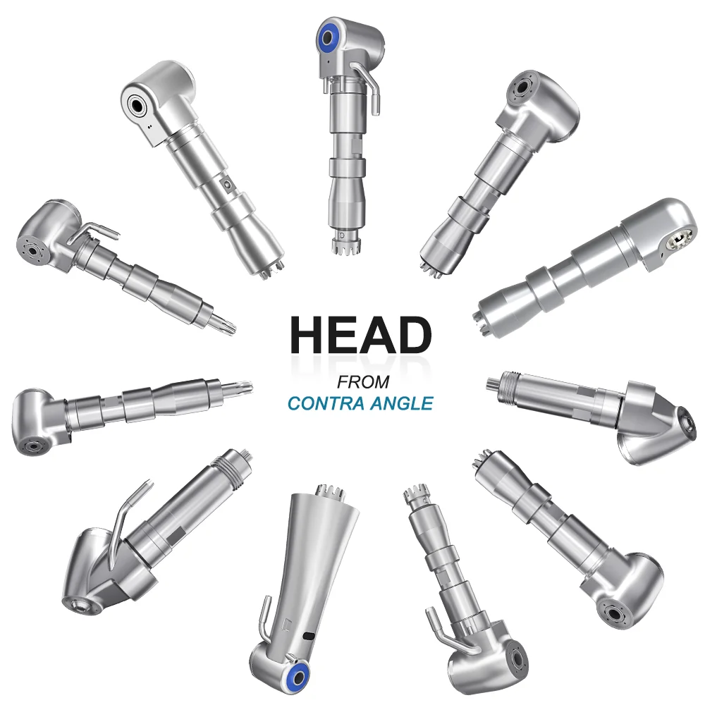 AI-H Dental Head Replacement Accessories for Dentist Low Speed Contra Angle/Implant/Endodontic Handpiece with Middle Gear
AI-H Dental Head Replacement Accessories for Dentist Low Speed Contra Angle/Implant/Endodontic Handpiece with Middle Gear