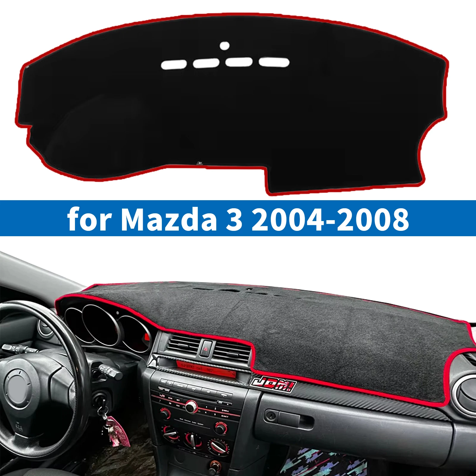 Car Dashboard Mat for Mazda 3 Mazda3 M3 BK 2004 2005 2006 2007 2008 Dash Pad Dashmat Sunshade Protective Carpet
Car Dashboard Mat for Mazda 3 Mazda3 M3 BK 2004 2005 2006 2007 2008 Dash Pad Dashmat Sunshade Protective Carpet