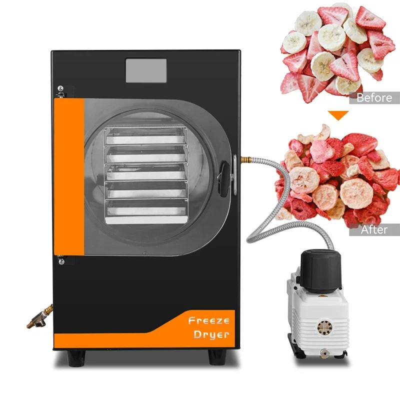 6Kg Small Home Use Lyophilizer Vacuum F reeze Dryer Machine For Food With Compressor
6Kg Small Home Use Lyophilizer Vacuum F reeze Dryer Machine For Food With Compressor