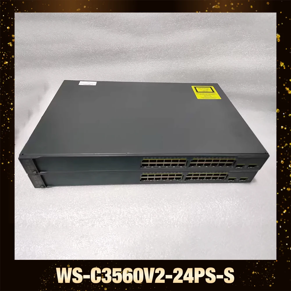 1pcs For CISCO WS-C3560V2-24PS-S 24 port 48 port 100Mbps POE power supply network management switch
1pcs For CISCO WS-C3560V2-24PS-S 24 port 48 port 100Mbps POE power supply network management switch