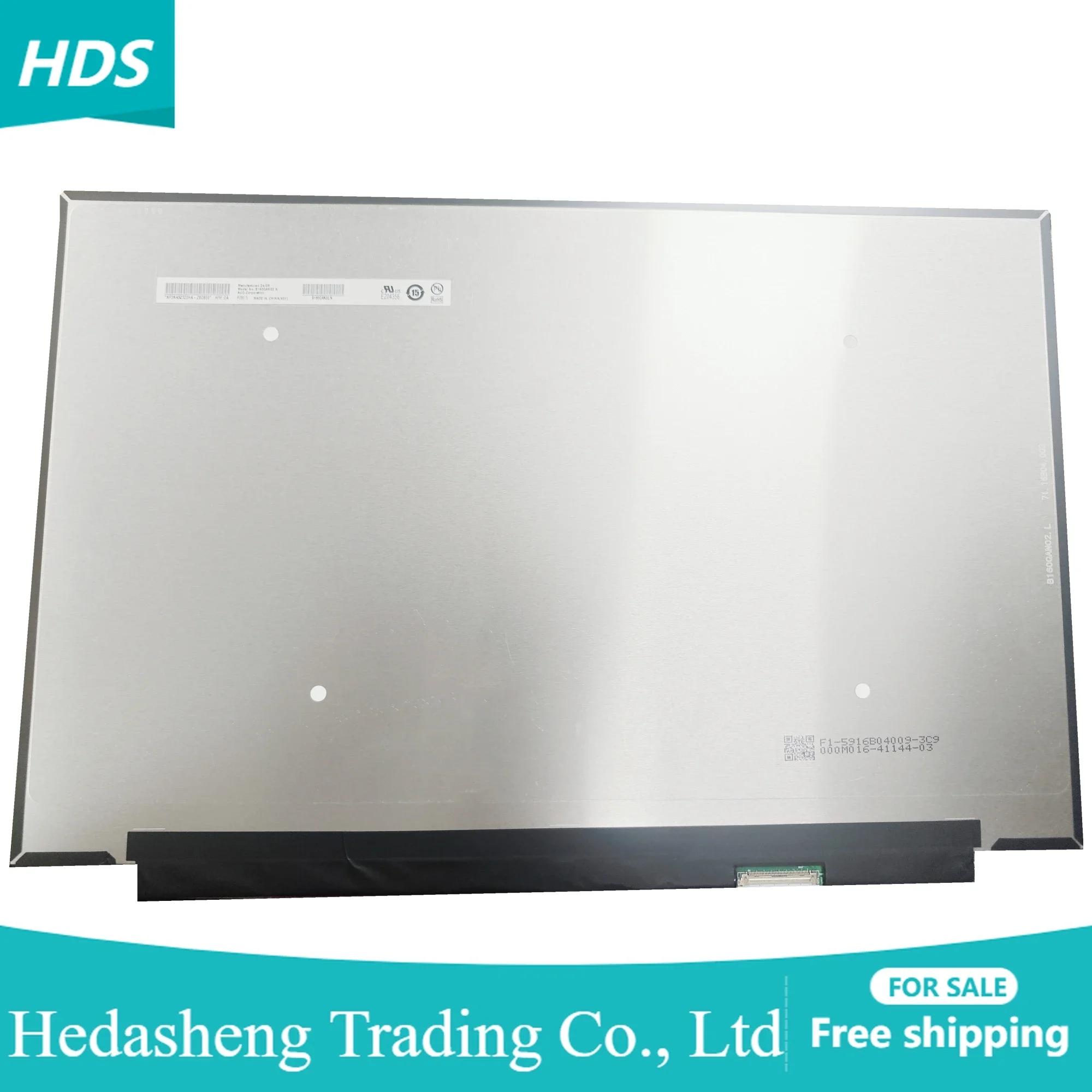 B160QAN02.N IPS 2560x1600 165HZ EDP 40Pins Original Display Replacement Panel Matrix 16.0''inch Laptop LCD Screen
B160QAN02.N IPS 2560x1600 165HZ EDP 40Pins Original Display Replacement Panel Matrix 16.0''inch Laptop LCD Screen
