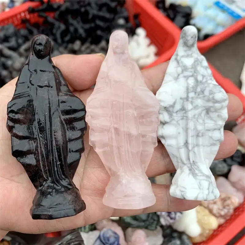 Натуральный Кристалл Кварц Статуя Девы Марии резьба Исцеляющий Камень Фэншуй Домашний Декор Креатив Для Детей Детский Подарок 1 ШТ.
Натуральный Кристалл Кварц Статуя Девы Марии резьба Исцеляющий Камень Фэншуй Домашний Декор Креатив Для Детей Детский Подарок 1 ШТ.