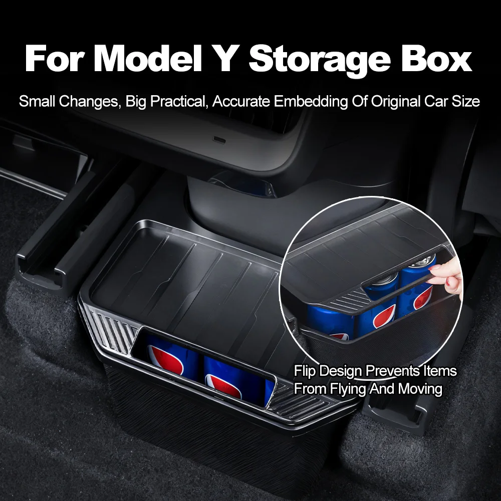 TSL For Model Y Under-Seat Multi-Functional Storage Box Vehicle Rear-Seat Storage Modification Accessories For Car Organization 
TSL For Model Y Under-Seat Multi-Functional Storage Box Vehicle Rear-Seat Storage Modification Accessories For Car Organization