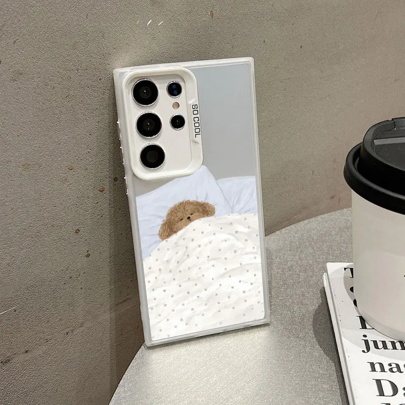 For Samsung Galaxy S25 S24 S23 S22 Ultra Plus S21 S23 S24 FE Laser Phone Case Cartoon Cute Sleep Dog Cat Couple Shockproof Cover
For Samsung Galaxy S25 S24 S23 S22 Ultra Plus S21 S23 S24 FE Laser Phone Case Cartoon Cute Sleep Dog Cat Couple Shockproof Cover